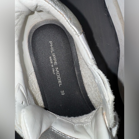 Philippe Model Tropez Haute Suede Beige Women’s Sneakers - Picture 5 of 9